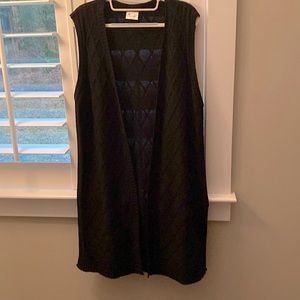 Landry long lightweight sweater vest